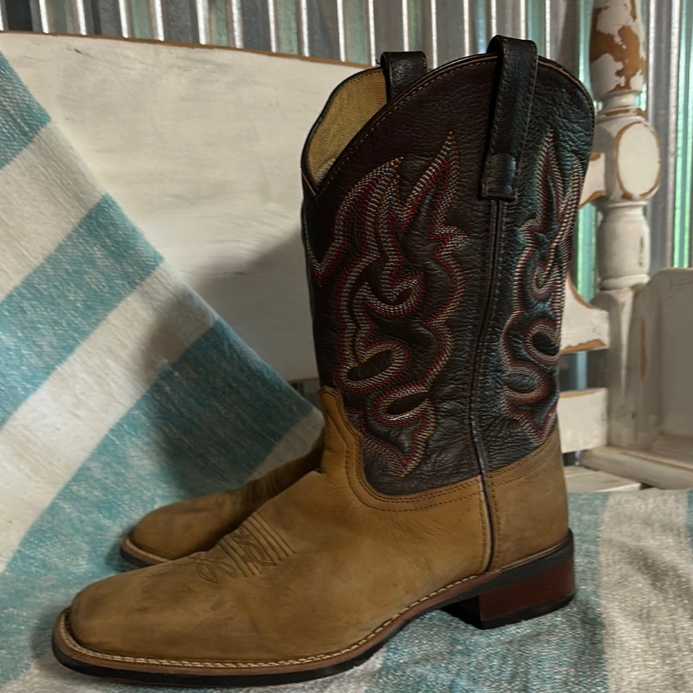 Laredo Western Cowboy Boots Men’s 12 Leather